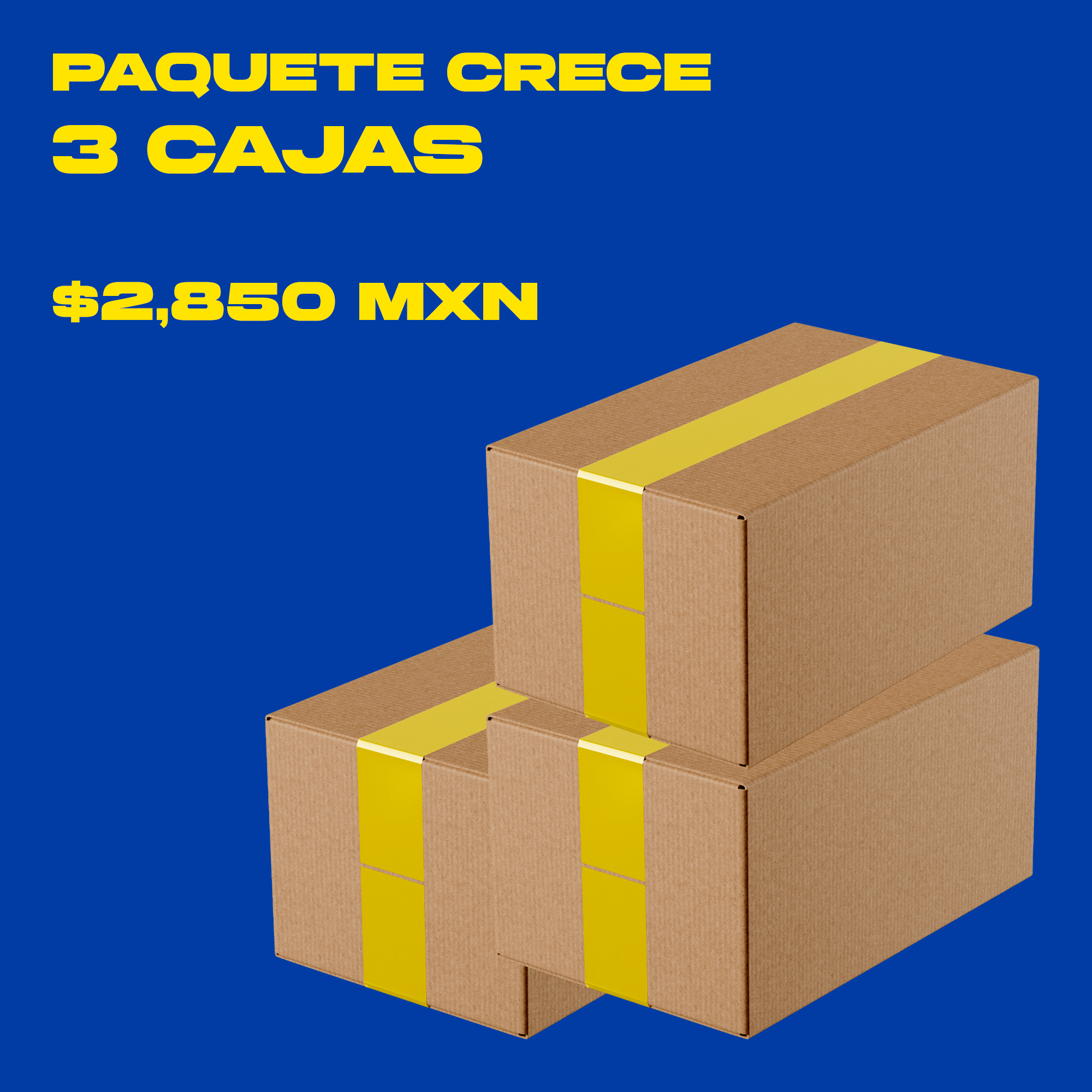 📦 Paquete Crece (3 cajas)