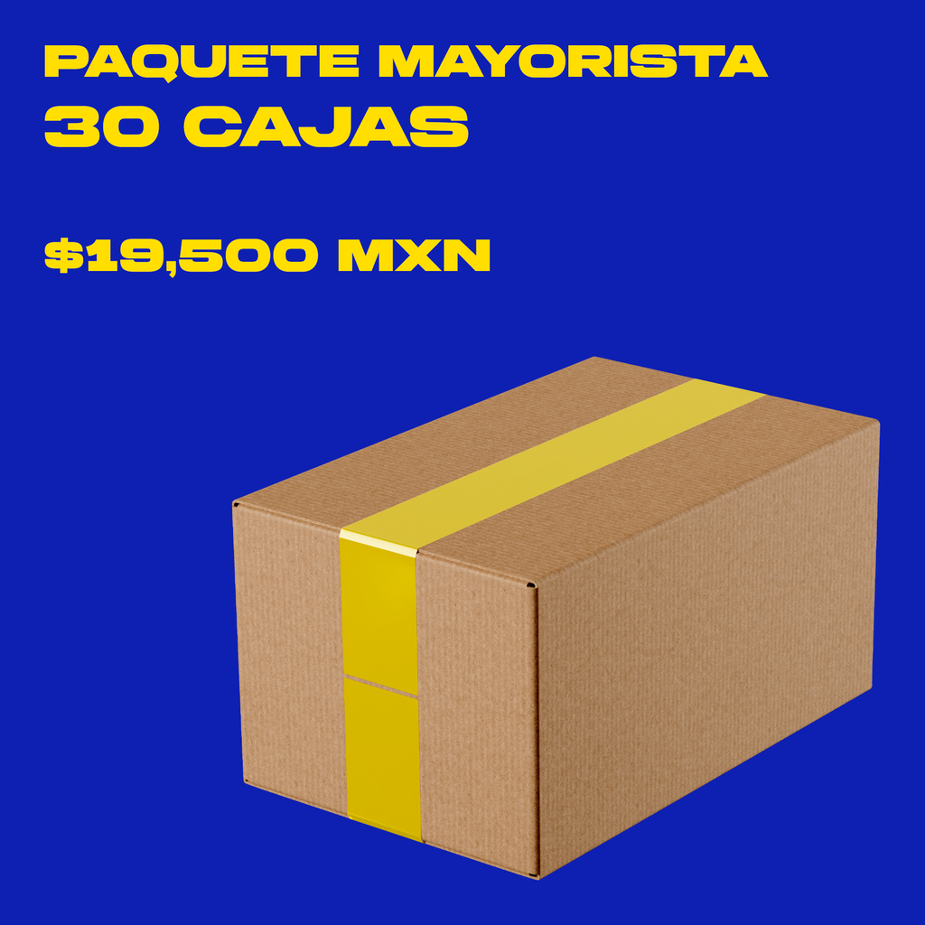 📦 Paquete Mayorista (30 cajas)