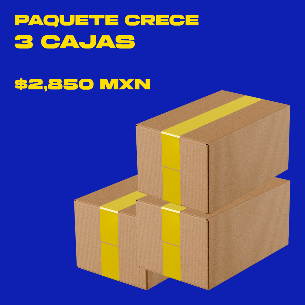 📦 Paquete Crece (3 cajas)