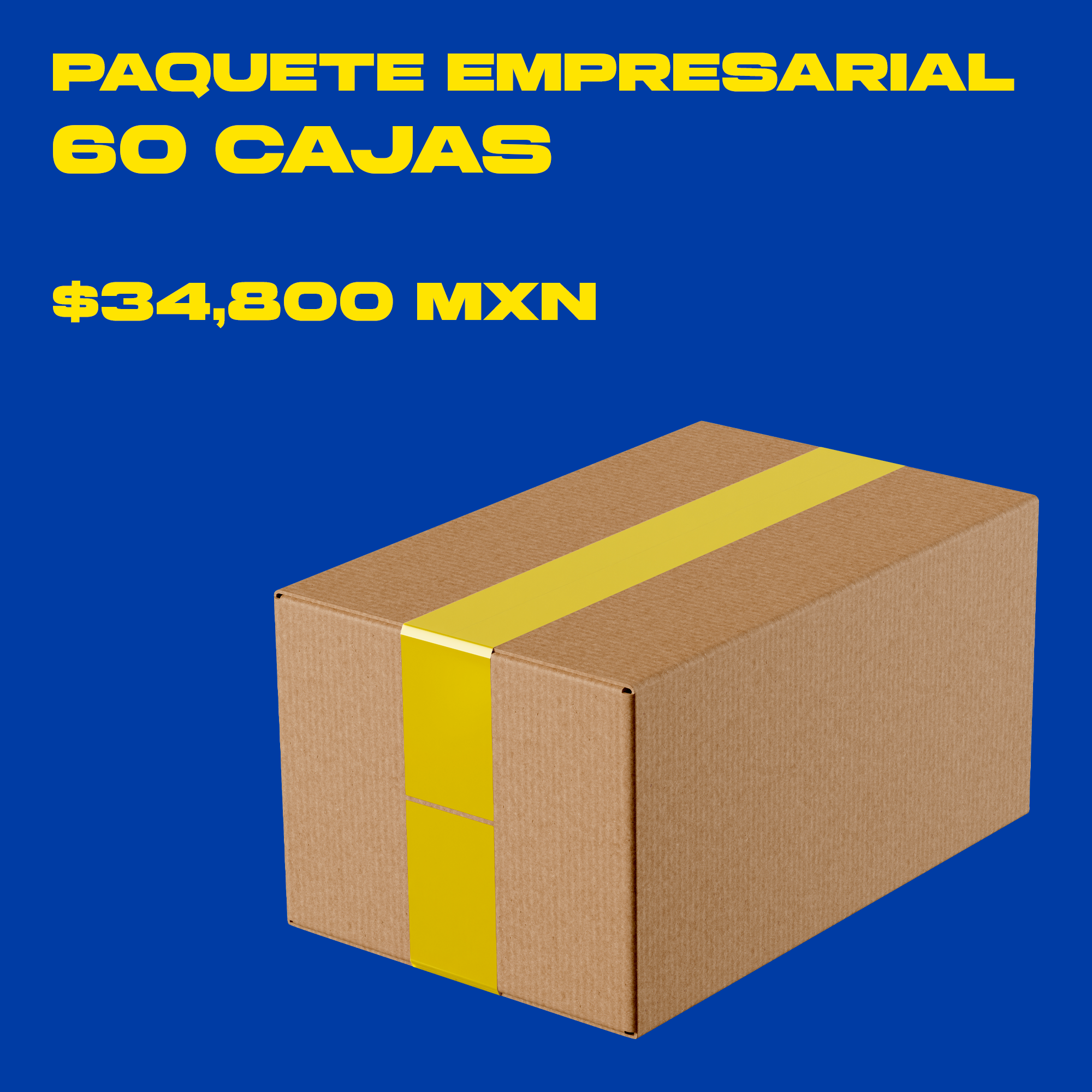 📦 Paquete Empresarial (60 cajas)