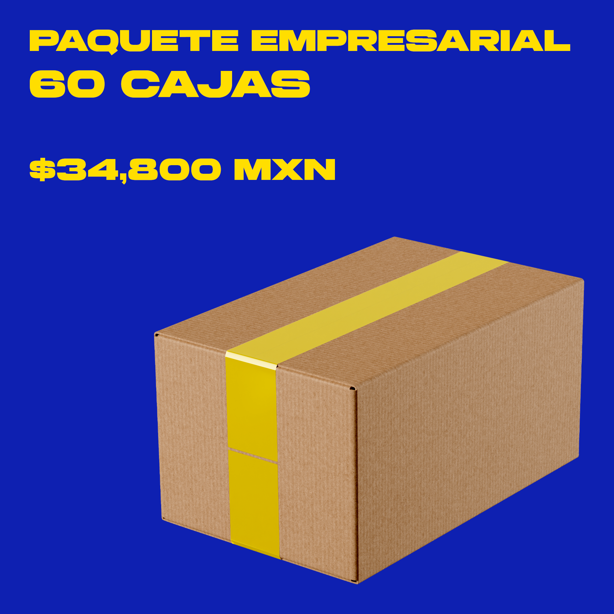 📦 Paquete Empresarial (60 cajas)